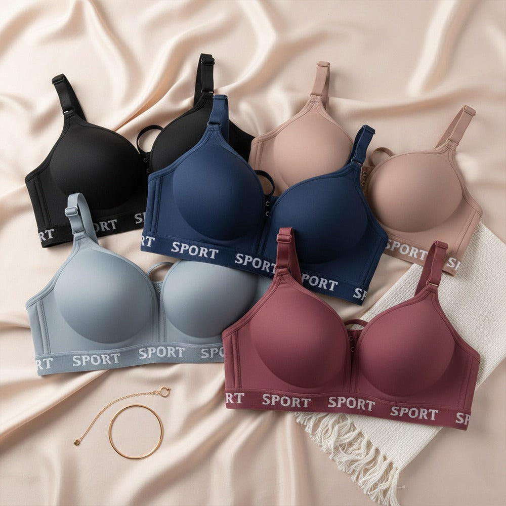 Elegant Single-Padded Wire-Free Soft Bra for Women