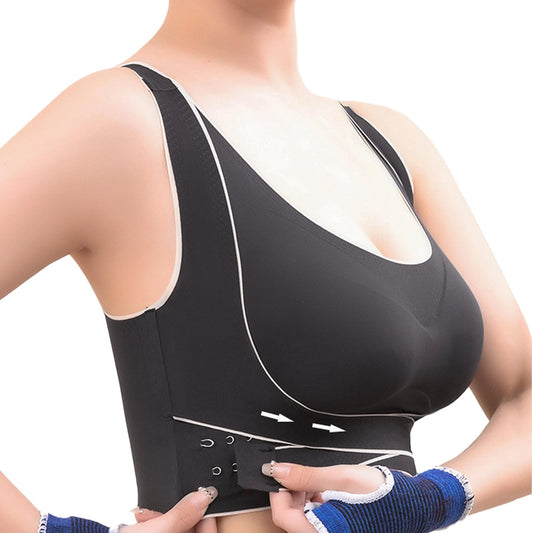 Cici Full Coverage Push-Up Bra (Front Hook, Seamless, Longline)