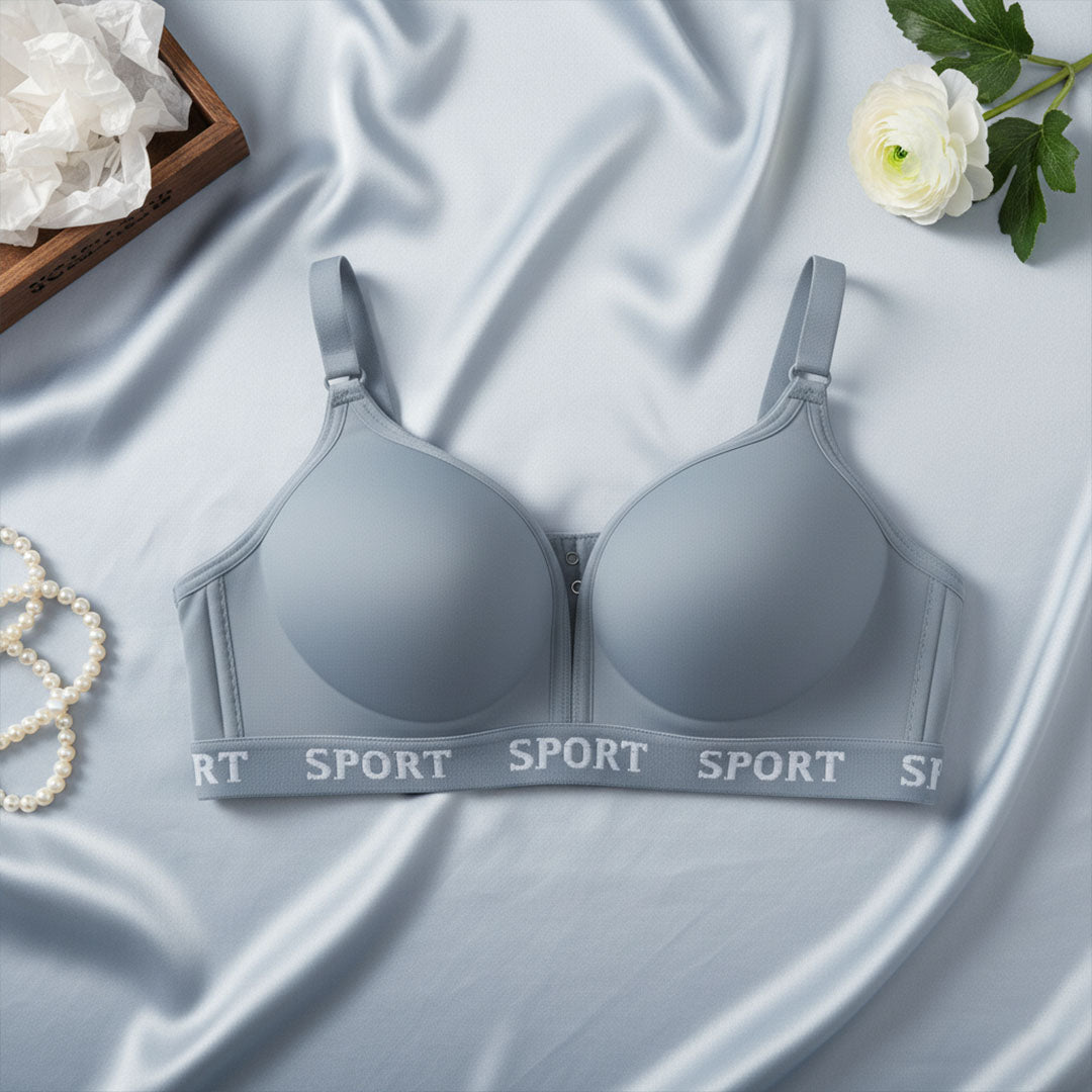 Elegant Single-Padded Wire-Free Soft Bra for Women