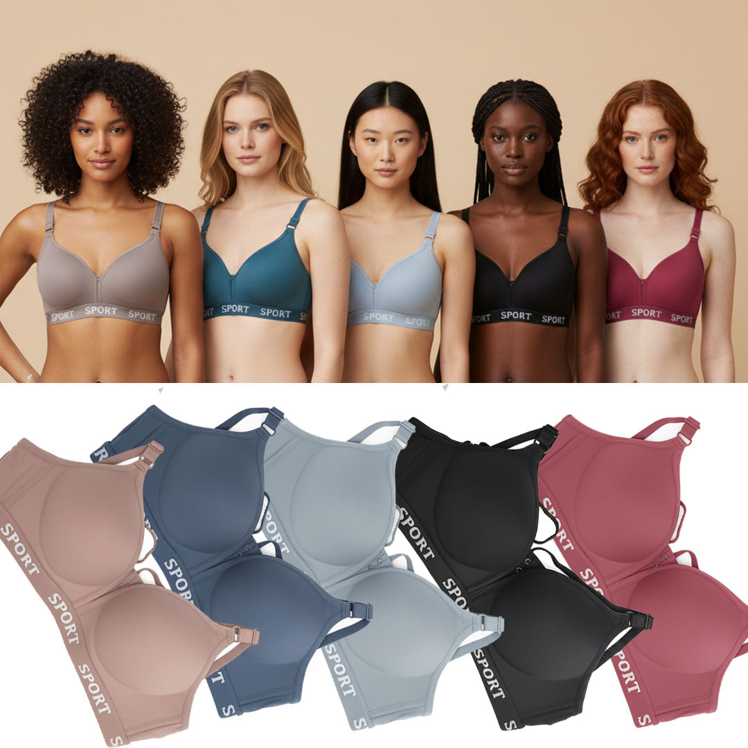 Elegant Single-Padded Wire-Free Soft Bra for Women