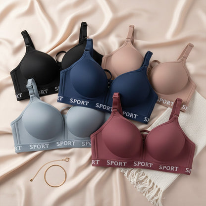 Elegant Single-Padded Wire-Free Soft Bra for Women